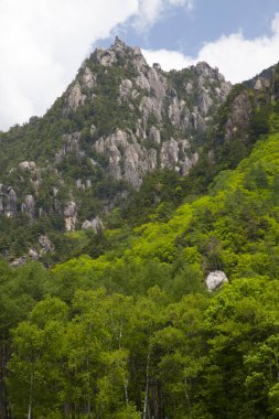 Dağların güzel manzarası