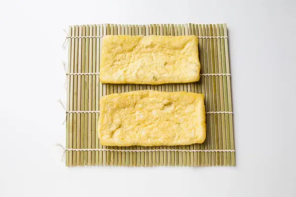 Delar Japansk Omelett — Stockfoto