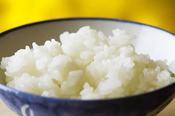 Freshly Cooked White Rice Bowl Stock Picture