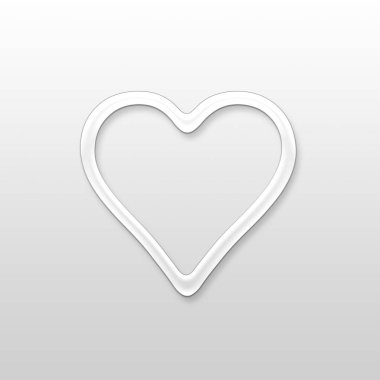 Kalp şekli simgesi, Sevgililer Günü şablonu