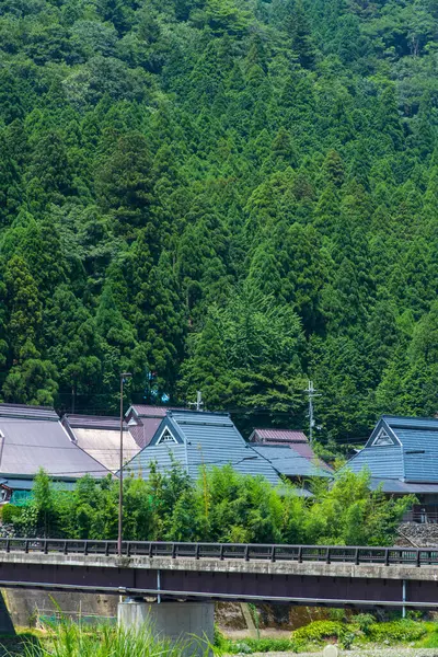 青山的屋顶景观 — 图库照片