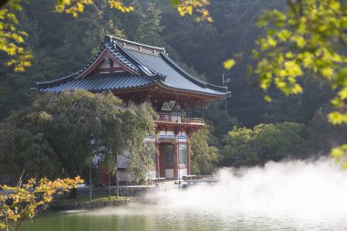 Geleneksel Japon mimari manzarası