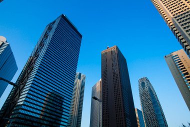 modern şehir mimarisi, Tokyo, Japonya 