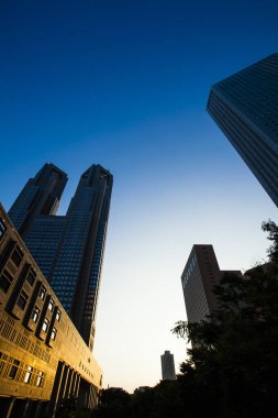 modern şehir mimarisi, Tokyo, Japonya 