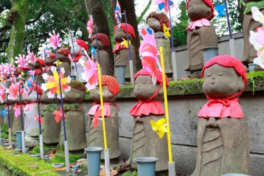 Zojoji Tapınağı Sentaikoiku Jizo Heykelleri, Japonya