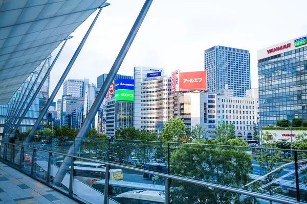 stock image Chuo Ward, Tokyo. Yaesu Exit of Tokyo Station. Buildings integrated with the station are called Gran Tokyo