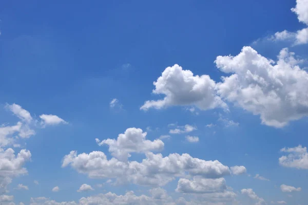 Kék Fehér Felhők Természet Háttér — Stock Fotó