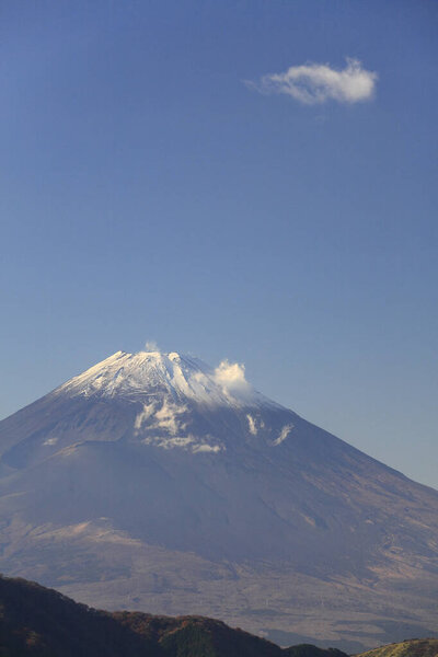Blue sky and mountain Fuji