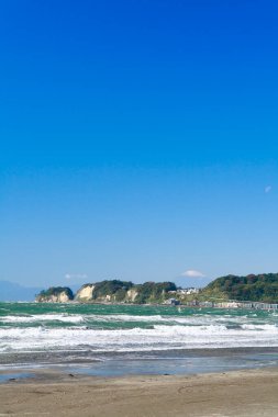 Mt. Fuji ve Enoshima, Japonya 'nın en ikonik manzaraları.