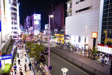 Tokyo, Japonya 'da gece sahnesi