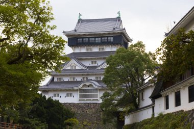 Japon köyündeki tapınağın mimari detayları