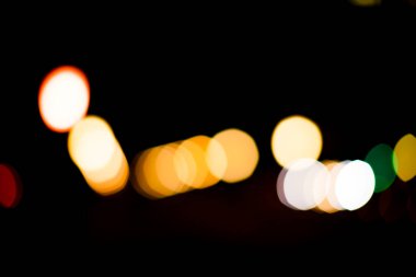 Bokeh ışıklarının soyut arkaplanı