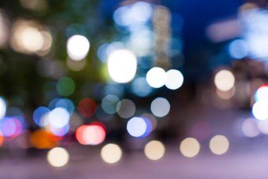 Bokeh ışıklarının soyut arkaplanı