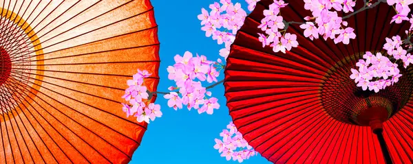 Japon geleneksel şemsiyeleri, Asyalı cailture konsepti.
