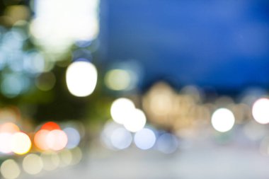 Bokeh ışıklarının soyut arkaplanı