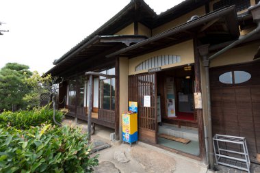 Japonya 'daki eski şehir manzarası