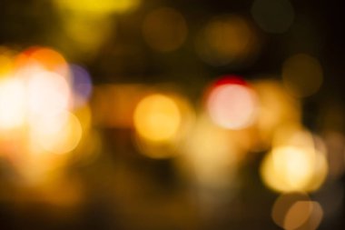 Bokeh ışıklarının soyut arkaplanı