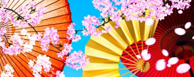 Japon geleneksel şemsiyeleri, Asyalı cailture konsepti.