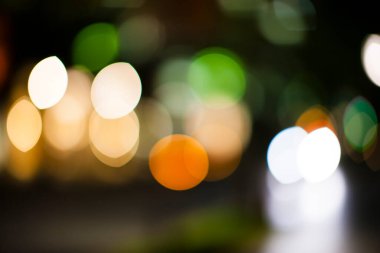 Bokeh ışıklarının soyut arkaplanı