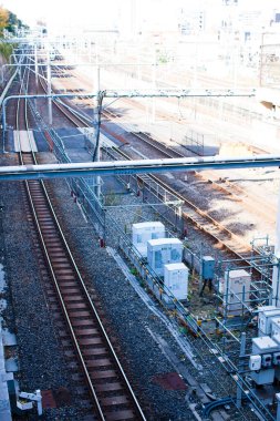 Şehirdeki tren istasyonu.