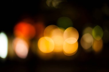 Bokeh ışıklarının soyut arkaplanı