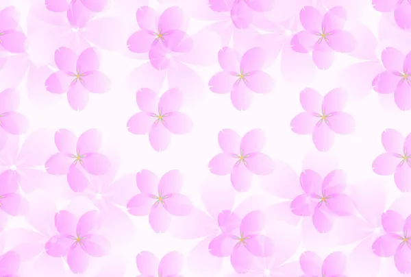 Fundo Abstrato Com Flores Rosa Repetidas — Fotografia de Stock