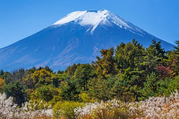 Fuji Dağı, Japonya 'nın sonbahar manzarası