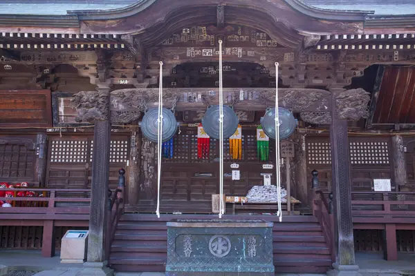 Vista Del Edificio Del Templo Arquitectura Tradicional Japonesa — Foto de Stock