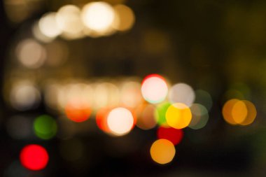 Bokeh ışıklarının soyut arkaplanı