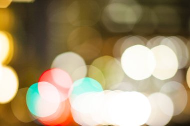 Bokeh ışıklarının soyut arkaplanı