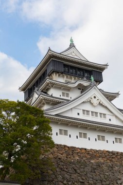 Güzel Japon tapınağı manzarası, Budizm konsepti