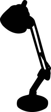 Lamba simgesinin basit siyah silüeti 