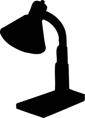 Açık lamba simgesi katı biçimde