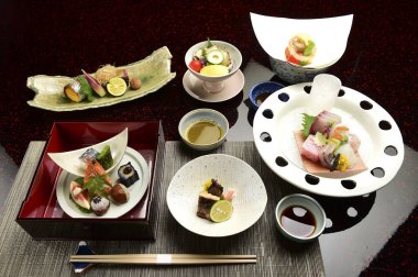 Lezzetli akşam yemeği yakın plan görüntüsü