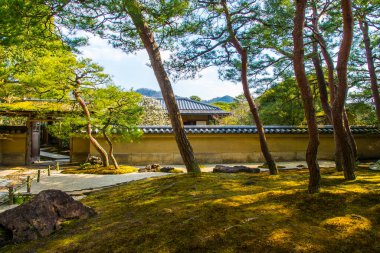 KYOTO, JAPONYA - Toyokuni Tapınağı. Bu tapınak, Japonya 'nın Higashiyama, Kyoto şehrinde ünlü tarihi bir yer olan Toyotomi Hideyoshi' nin resmi mezarlığı ve mabedidir.