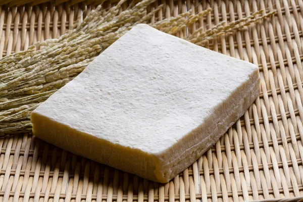 Verarbeitete Sojabohnen Eine Typische Zutat Der Japanischen Küche Gesunder Tofu — Stockfoto