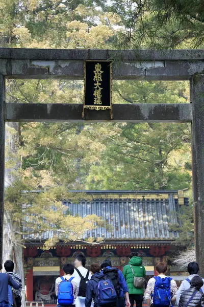 Plan Rapproché Ancien Décor Traditionnel Dans Temple Japonais Bois — Photo
