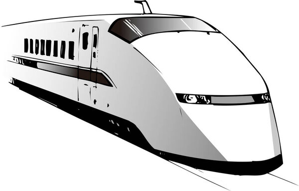 sketch illustration of train.