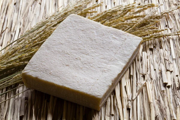 Verarbeitete Sojabohnen Eine Typische Zutat Der Japanischen Küche Gesunder Tofu — Stockfoto