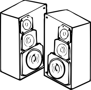 Hoparlörlerin çizimi
