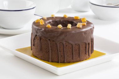 Portakallı çikolatalı çörek.