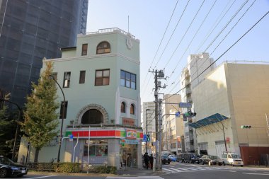 Tokyo, Japonya 'daki modern ofis binaları 