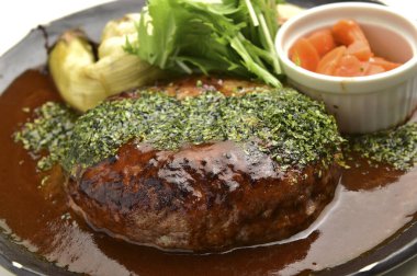 Lezzetli akşam yemeği yakın plan görüntüsü