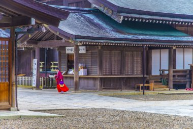 KYOTO, JAPONYA - Toyokuni Tapınağı. Bu tapınak, Japonya 'nın Higashiyama, Kyoto şehrinde ünlü tarihi bir yer olan Toyotomi Hideyoshi' nin resmi mezarlığı ve mabedidir.