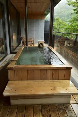Japonya 'daki Izu Mitsuhama Syoutoukan spa merkezi.