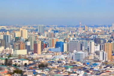 Tokyo şehir manzarasının havadan görünüşü, Japonya