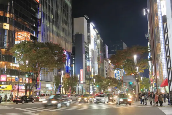 night street view of Tokyo, Japan