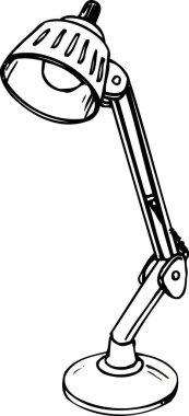 çizim çizimi masa lambası