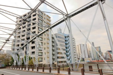 Chuo, Tokyo, Japonya 'daki Minamitaka Köprüsü