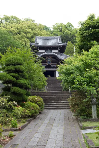Tapınak Manzarası Geleneksel Japon Mimarisi — Stok fotoğraf